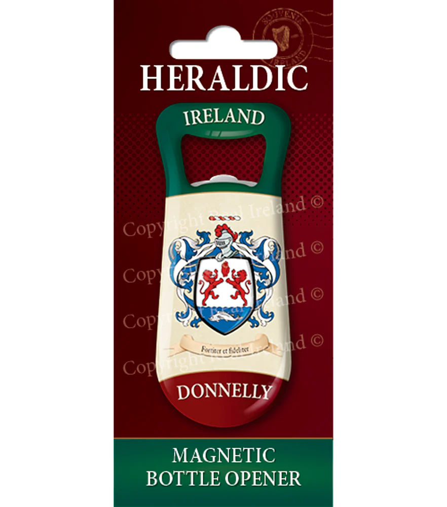 Donnelly Heraldic Fridge Magnet Bottle Opener