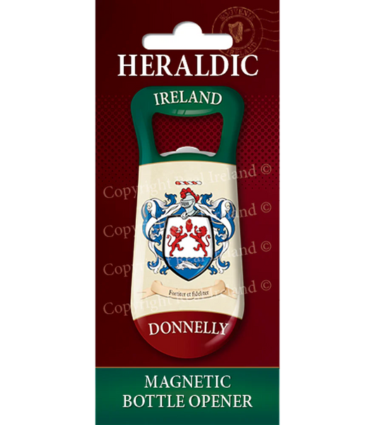 Donnelly Heraldic Fridge Magnet Bottle Opener