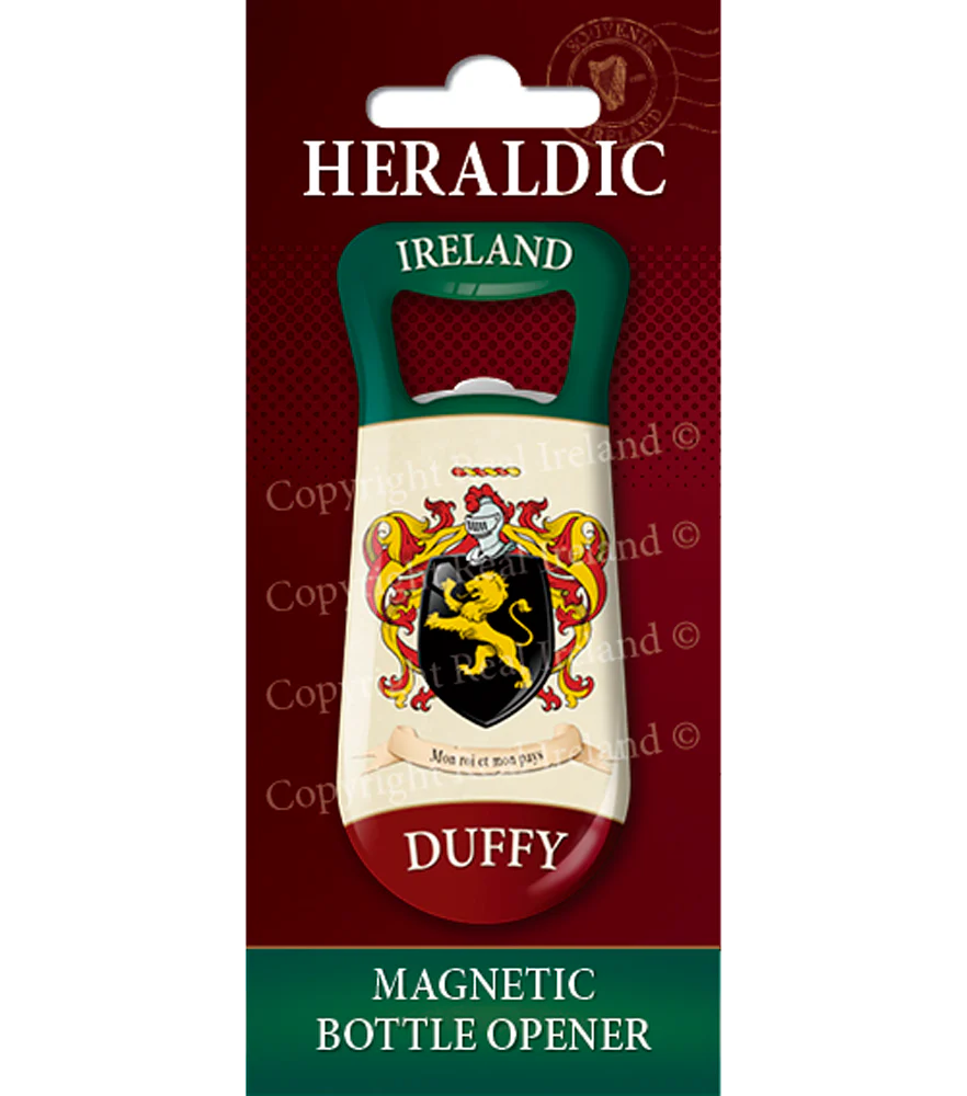 Duffy Heraldic Fridge Magnet Bottle Opener
