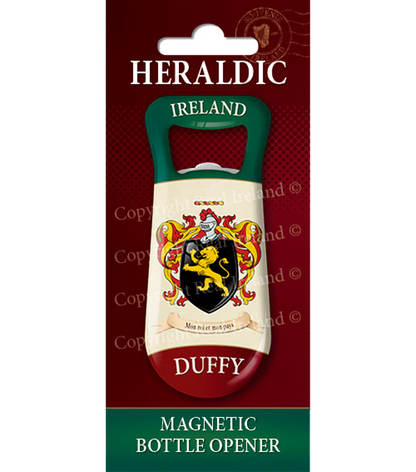 Duffy Heraldic Fridge Magnet Bottle Opener