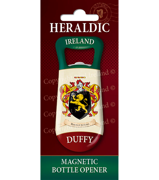 Duffy Heraldic Fridge Magnet Bottle Opener
