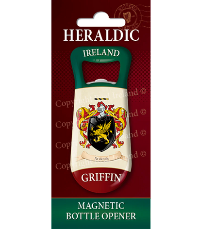 Griffin Heraldic Fridge Magnet Bottle Opener