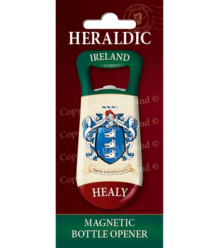 Healy Heraldic Fridge Magnet Bottle Opener