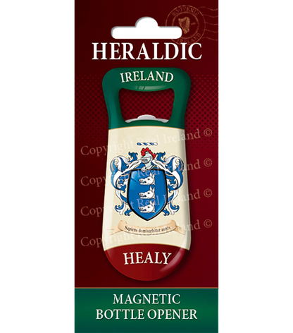 Healy Heraldic Fridge Magnet Bottle Opener