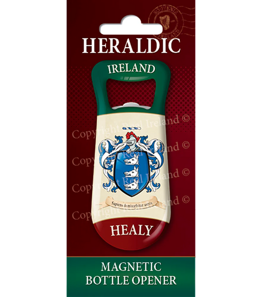 Healy Heraldic Fridge Magnet Bottle Opener