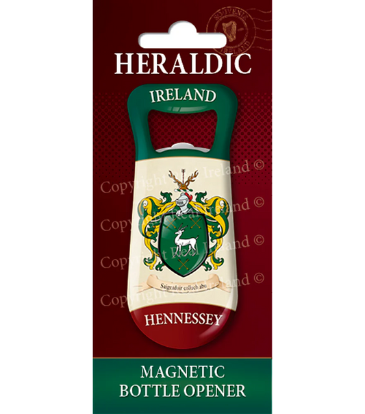 Hennessey Heraldic Fridge Magnet Bottle Opener