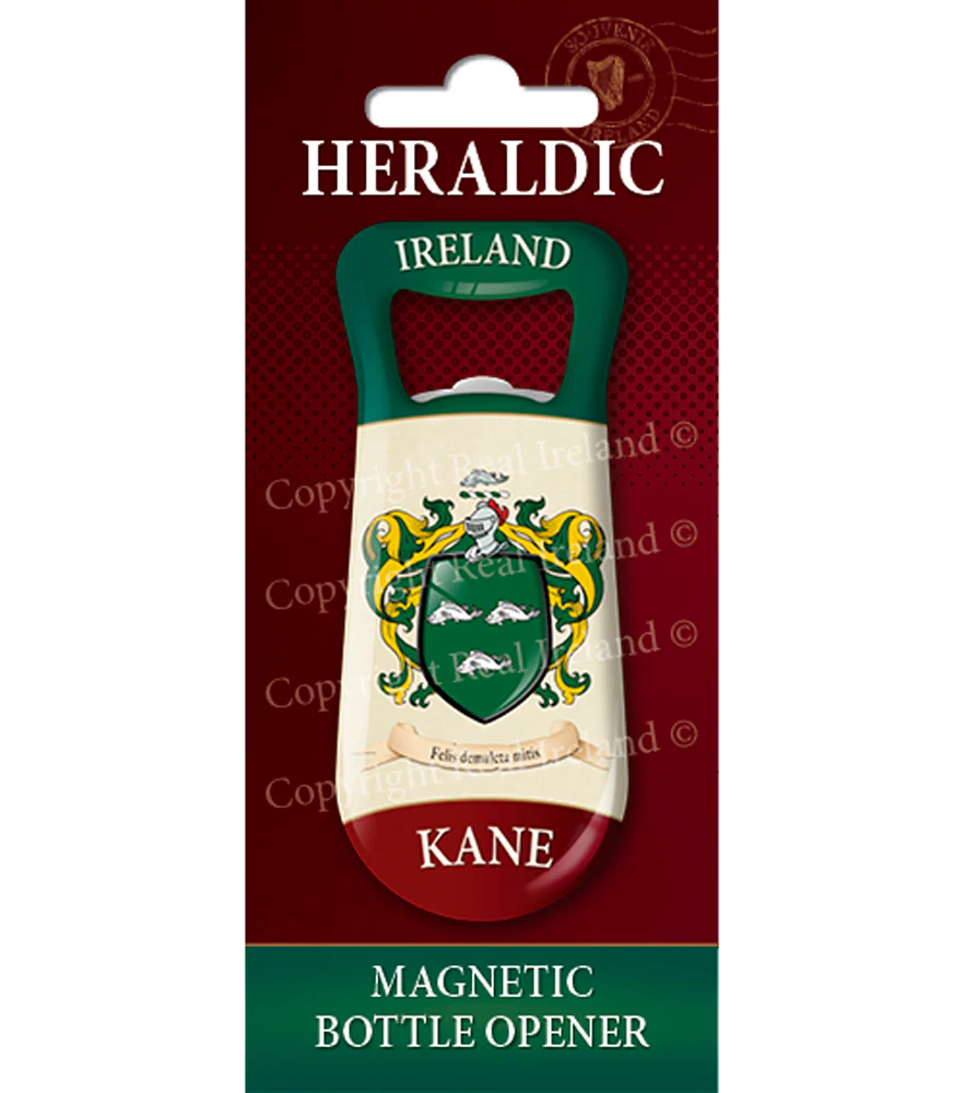Kane Heraldic Fridge Magnet Bottle Opener