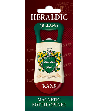Kane Heraldic Fridge Magnet Bottle Opener