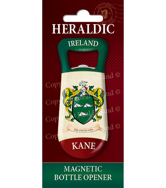 Kane Heraldic Fridge Magnet Bottle Opener