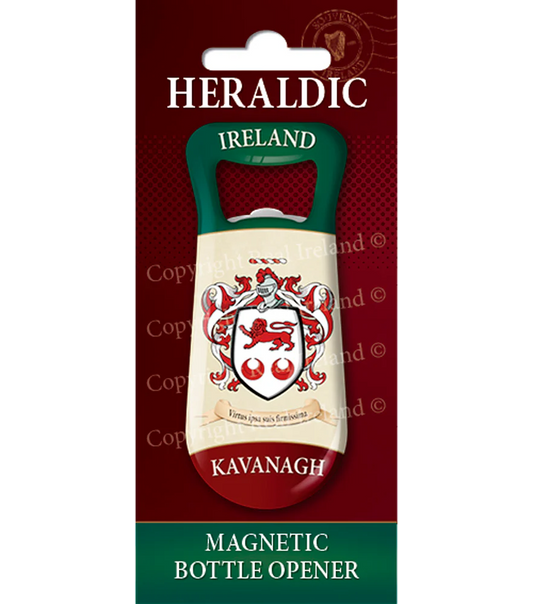 Kavanagh Heraldic Fridge Magnet Bottle Opener