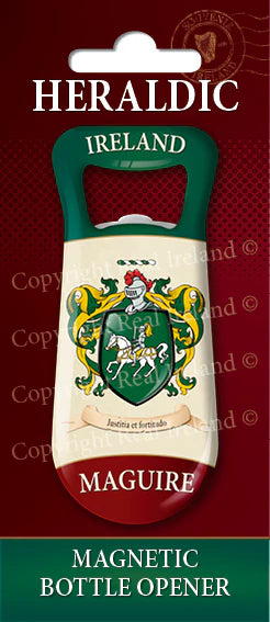 Maguire Heraldic Fridge Magnet Bottle Opener
