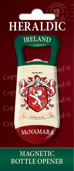 McNamara Heraldic Fridge Magnet Bottle Opener