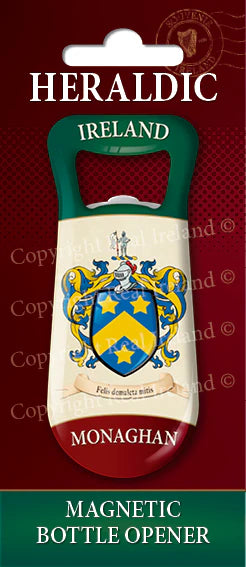 Monaghan Heraldic Fridge Magnet Bottle Opener