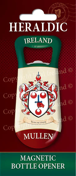 Mullen Heraldic Fridge Magnet Bottle Opener
