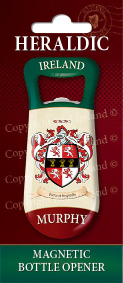 Murphy Heraldic Fridge Magnet Bottle Opener