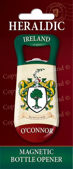 O' Connor Heraldic Fridge Magnet Bottle Opener
