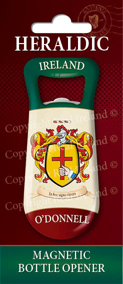 O' Donnell Heraldic Fridge Magnet Bottle Opener