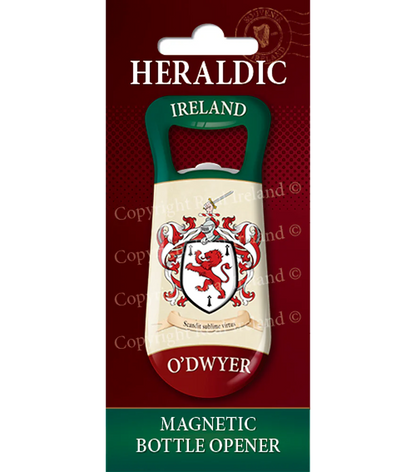 O' Dwyer Heraldic Fridge Magnet Bottle Opener