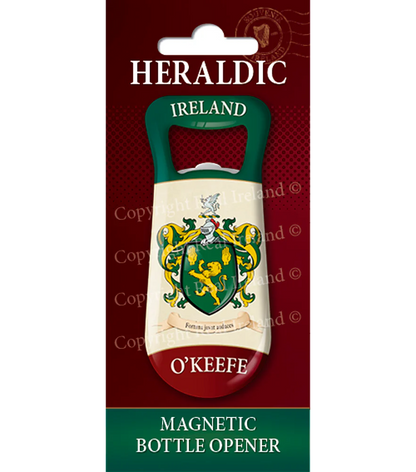 O' Keefe Heraldic Fridge Magnet Bottle Opener