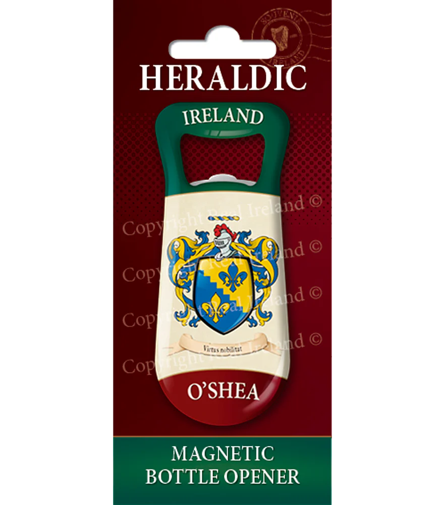O' Shea Heraldic Fridge Magnet Bottle Opener