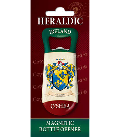O' Shea Heraldic Fridge Magnet Bottle Opener