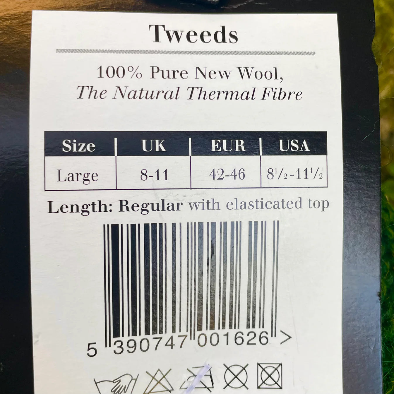 Connemara Merino Wool Green Tweed Socks