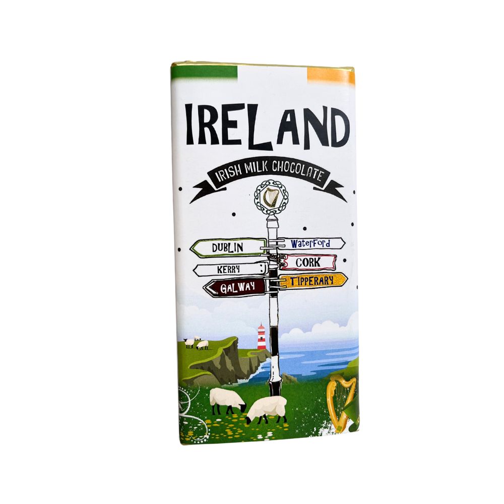 Ireland Town's Road Signage Chocolate Milk Bar 90g