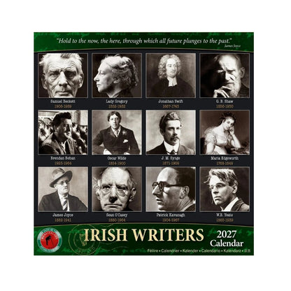 Irish Writers Calendar 2027