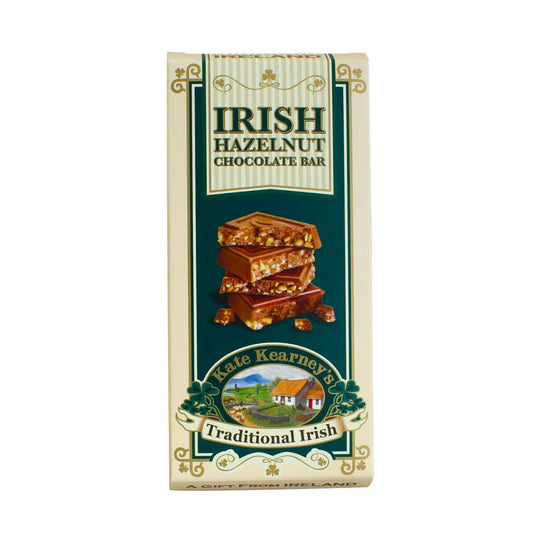 Kate Kearney's Traditional Irish Hazelnut Chocolate Bar 100g