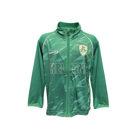 Lansdowne Kids Ireland Shamrock Performance Full Zip Top