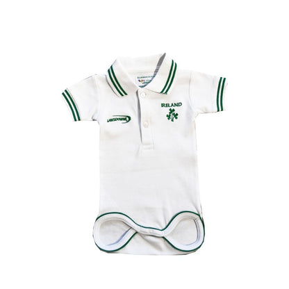Lansdowne Sports Official Ireland Collection White Polo Baby Vest