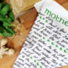 A Mother's Letter Kitchen Tea Towel