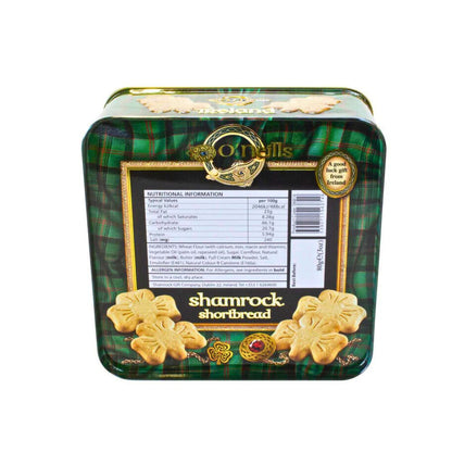 O'Neill's Shamrock Shaped Shortbread In A Tin 80g
