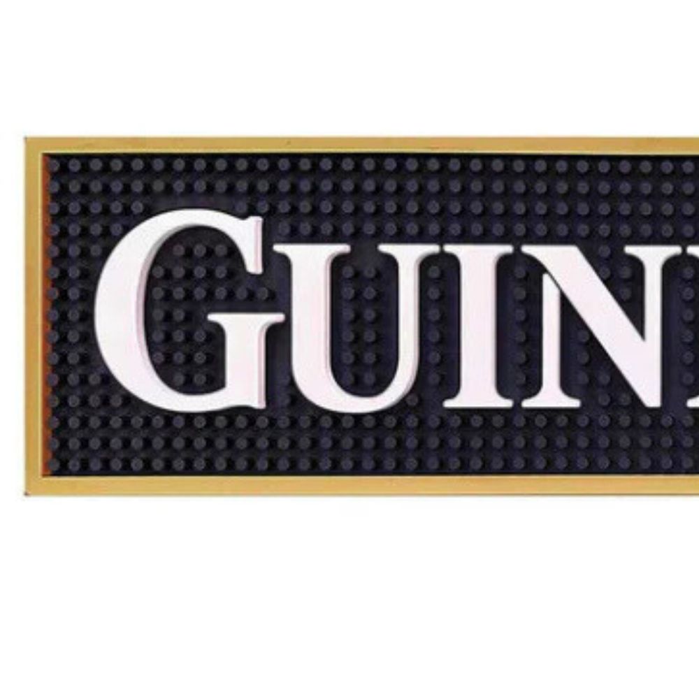 Official Guinness PVC Bar Mat with Harp Logo