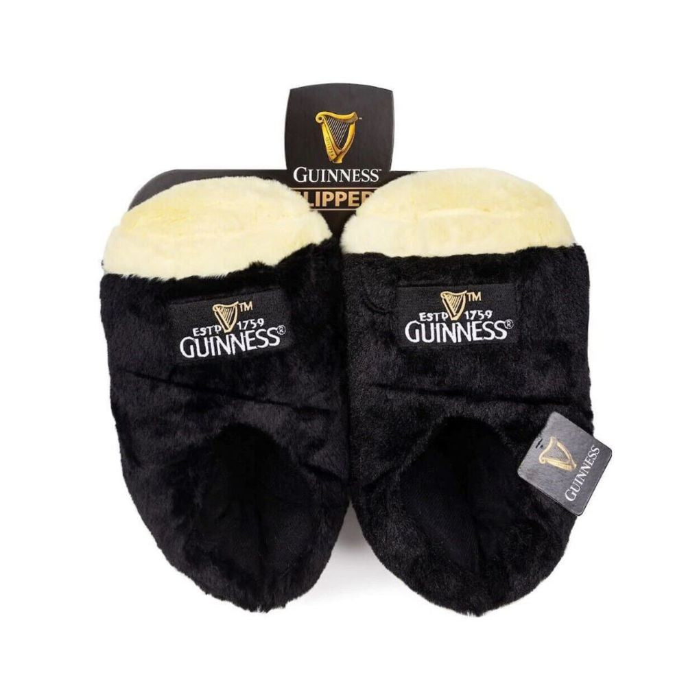 Official Guinness Pint Furry Unisex Slippers