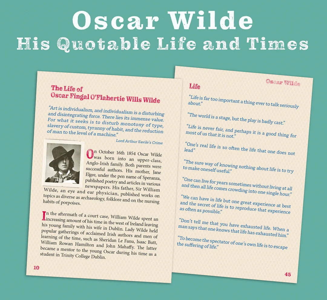 Oscar Wilde: His Quotable Life and Times Book