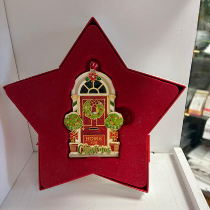 Tipperary Crystal Home for Christmas Sparkle Tree Decoration in Gift Box