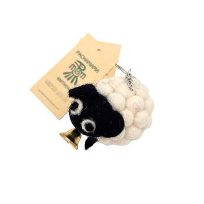 Pachamama Tessa Bobbly Lamb Keyring with Bell