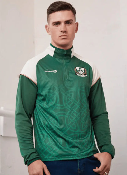 Mens Ireland Celtic Performance 1/4 Zip Long sleeve Irish Rugby Top