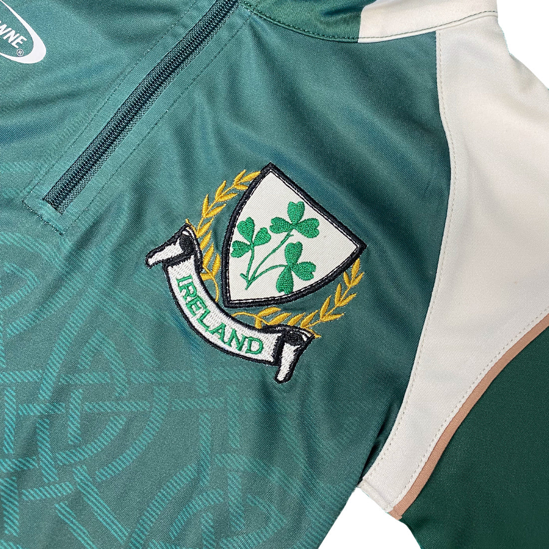 Mens Ireland Celtic Performance 1/4 Zip Long sleeve Irish Rugby Top