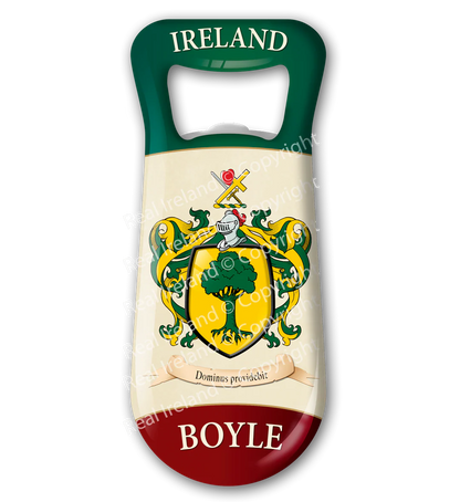 Boyle Heraldic Fridge Magnet Bottle Opener