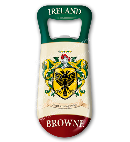 Browne Heraldic Fridge Magnet Bottle Opener