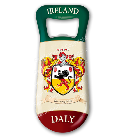 Daly Heraldic Fridge Magnet Bottle Opener