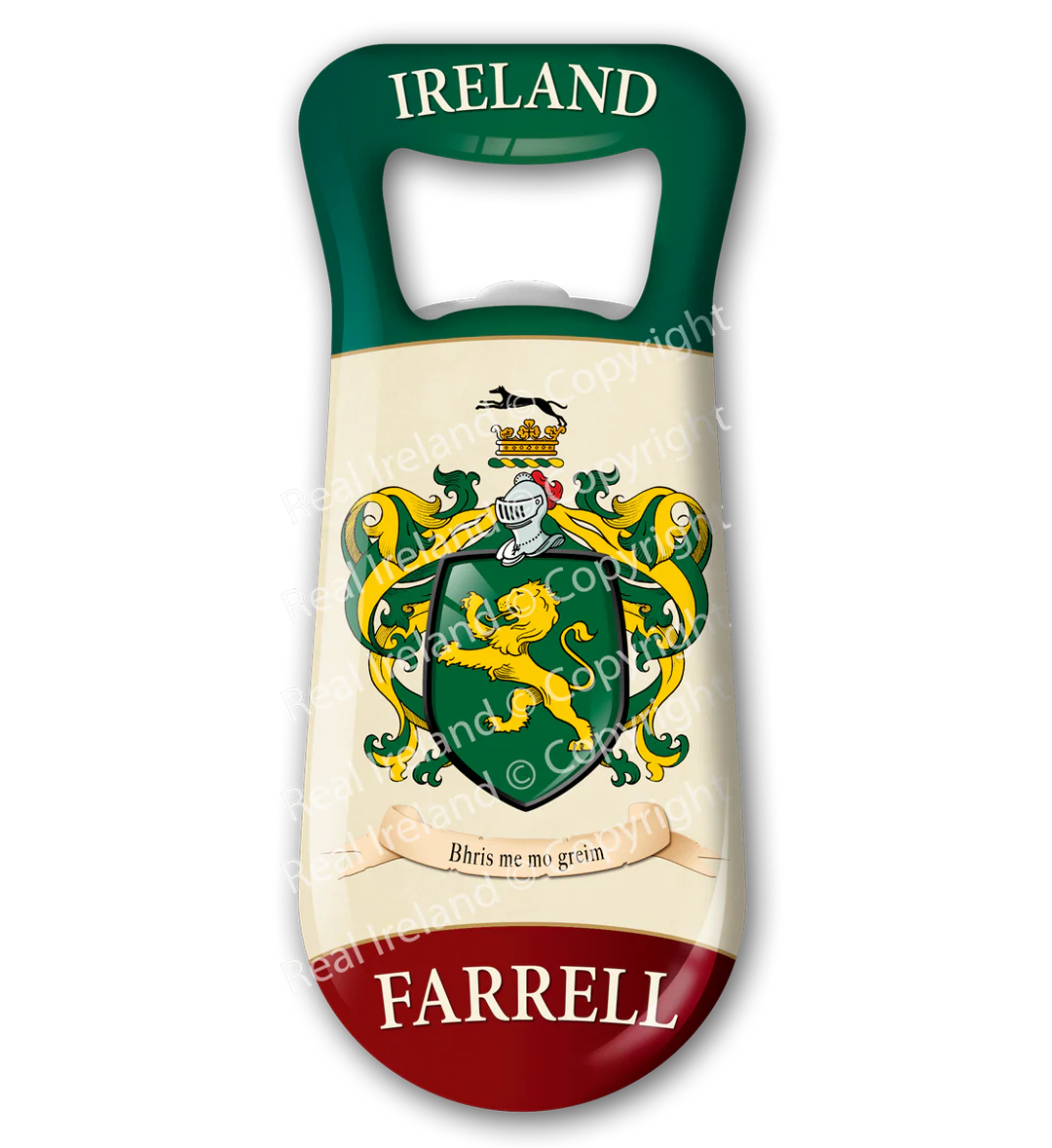Farrel Heraldic Fridge Magnet Bottle Opener