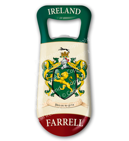 Farrel Heraldic Fridge Magnet Bottle Opener