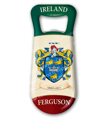 Ferguson Heraldic Fridge Magnet Bottle Opener