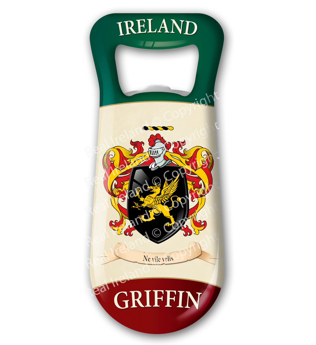 Griffin Heraldic Fridge Magnet Bottle Opener