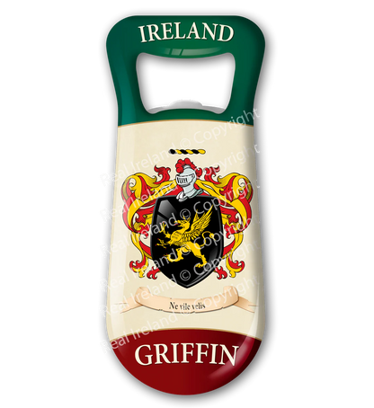 Griffin Heraldic Fridge Magnet Bottle Opener