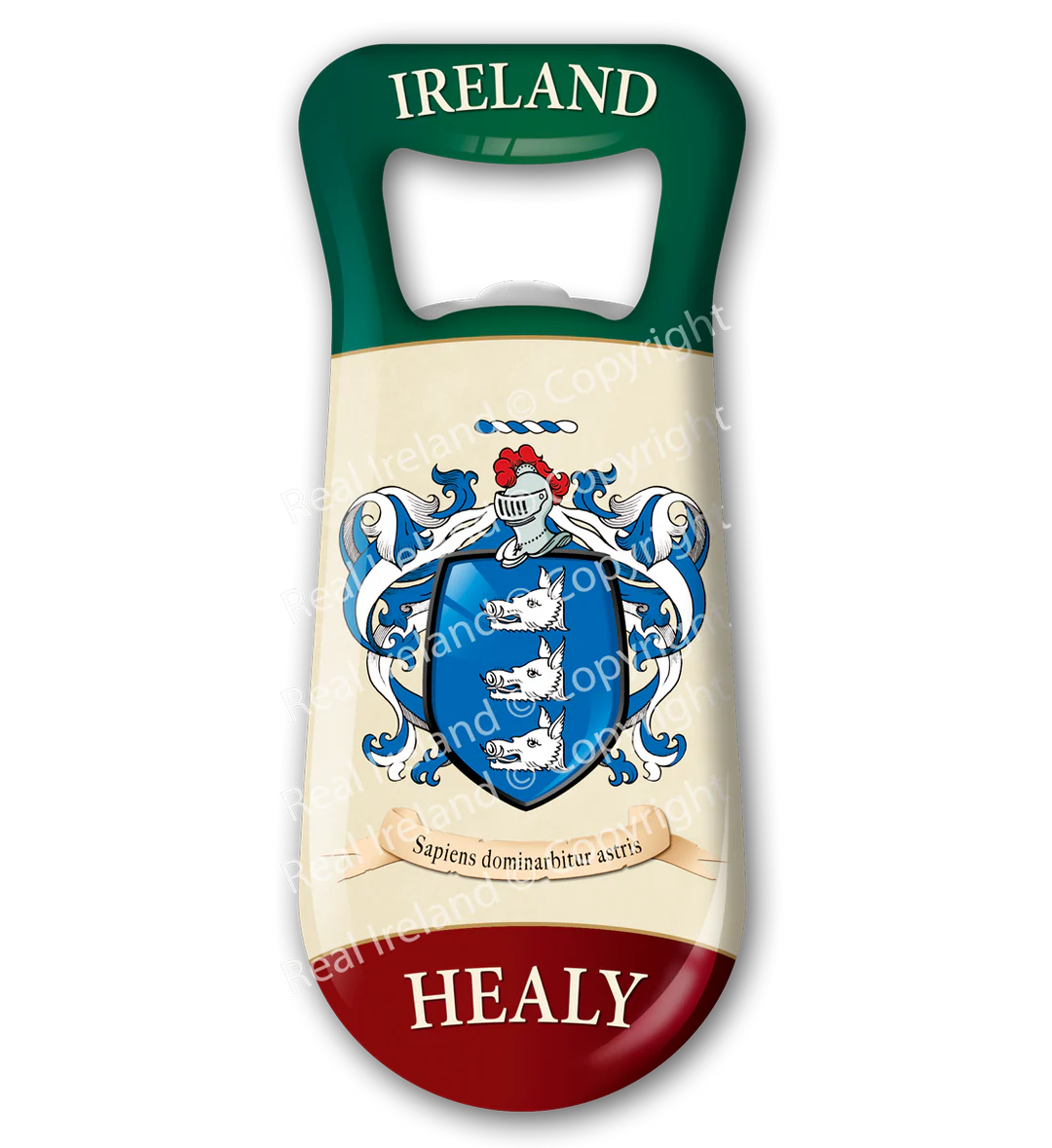 Healy Heraldic Fridge Magnet Bottle Opener
