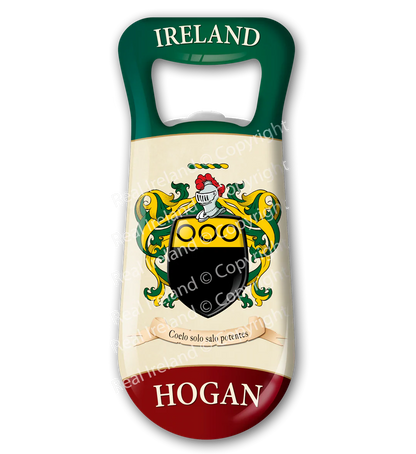 Hogan Heraldic Fridge Magnet Bottle Opener